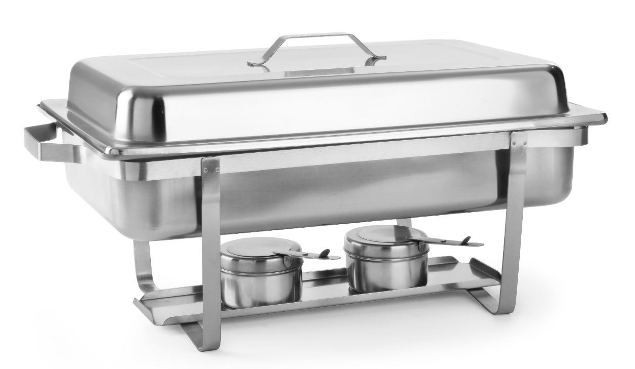 Hendi Hendi Chafing Dish GN 1/1 | Max. 65 mm diep | Set van 2 stuks, foto 2 van 5