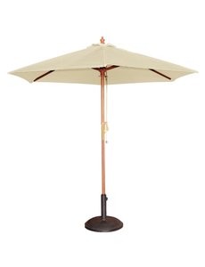 Bolero Parasol rond Ø2.5 meter crème | Hoogte 2.5 meter