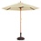 Bolero Bolero Parasol rond Ø2.5 meter crème | Hoogte 2.5 meter