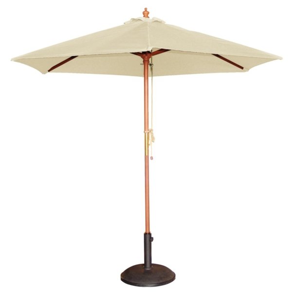 Bolero Bolero Parasol rond Ø2.5 meter crème | Hoogte 2.5 meter