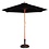 Bolero Bolero Parasol rond Ø2.5 meter zwart | Hoogte 2.5 meter