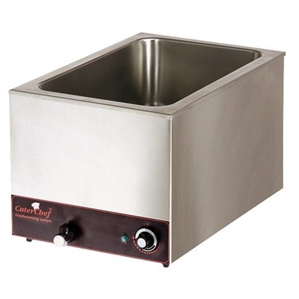 CaterChef Bain-Marie  met aftapkraan | GN1/1 tot max 200mm diep | 1200W