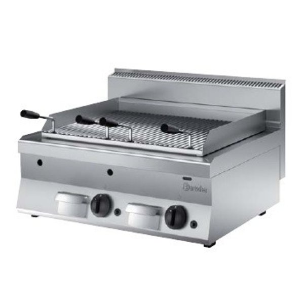 Bartscher Aardgas Lavasteen Grill |  14 kW Gas | 800x650xH295 mm.