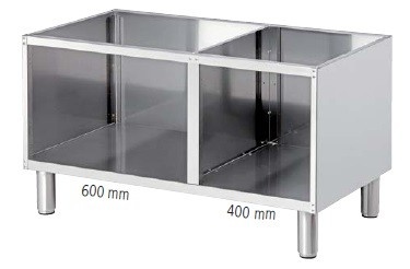 Bartscher Open Onderstel Serie 650 | B 1.000 x D 535 x H 560 mm