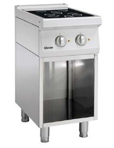  Keramisch fornuis met 2 kookzones en open onderbouw