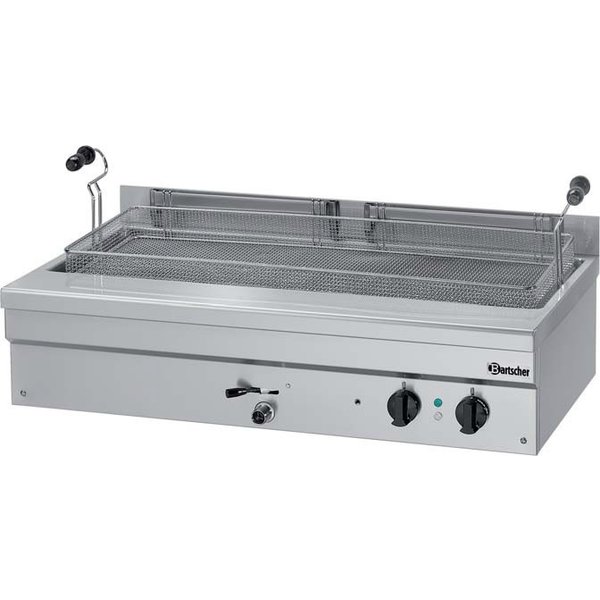 Bartscher Bakkerij friteuse met aftapkraan 35 Liter | 400V / 10kW | 140 °C tot 190 °C |  1095x600xH340 mm