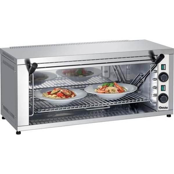 Bartscher Salamander 600 | 2 Warmtezones | 400V / 4.4kW | B878xD500xH370 mm.