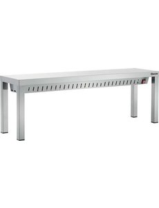 Bartscher Warmtebrug met 4 infrarood buizen | 4x 200 watt | 1800x300xH400 mm.