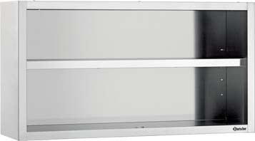 Bartscher Hangkast Open met Tussenschap | B 1.600 x D 400 x H 660 mm