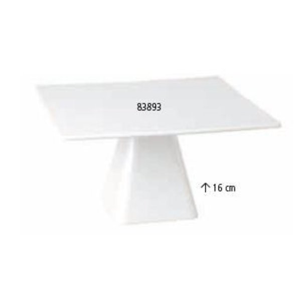 EFSE Taartplateau Vierkant Hoog |  31 x 31 x H16 cm