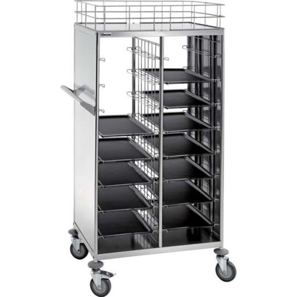 Bartscher Dienbladenwagen afruimwagen met 16 etages | Geschikt voor GN1/1