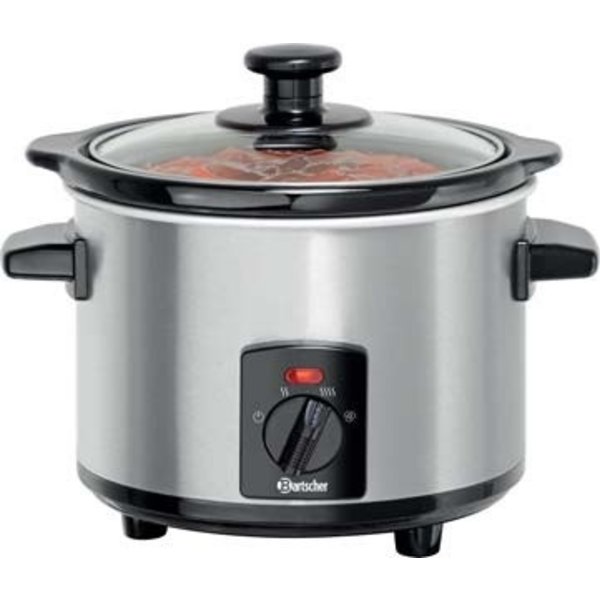 Bartscher Slowcooker “Mini“ 1,5 Liter | 120Watt | 65 °C tot 75 °C