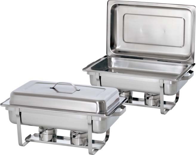 Bartscher Chafing Dish | GN 1/1 | 610x355x(H)300mm | Set van 2 stuks