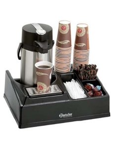 Bartscher Koffiestation geschikt voor pompthermoskan | 440x340xH145mm.