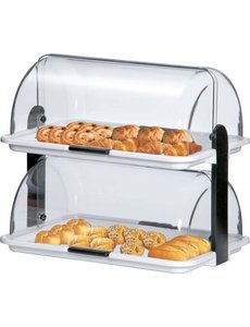  Buffetvitrine Dubbel  | Plexiglas | B 390 x D 260 x H 170 mm