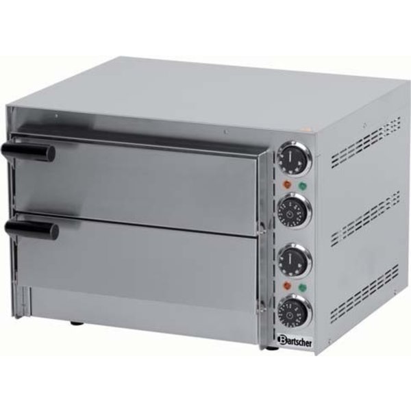 Bartscher Pizzaoven met 2 etages | Pizza max. Ø 35 cm. | 230V / 2.7kW |  50 °C tot 300 °C