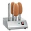 Bartscher Hotdog spiestoaster met 4 toaststangen | 190Watt | 24x28xH31 cm.