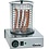 Bartscher Hotdog worstenwarmer | 1kW | 30°C tot 90°C |  Glascilinder Ø195xH245 mm.