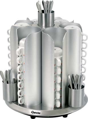 Bartscher Koppenwarmer voor 48 kopjes | 200Watt | 30 °C tot 45 °C