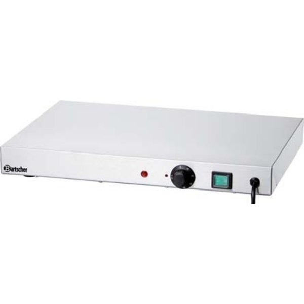 Bartscher Warmhoudplaat 250W | Plaat B500xD377 mm.