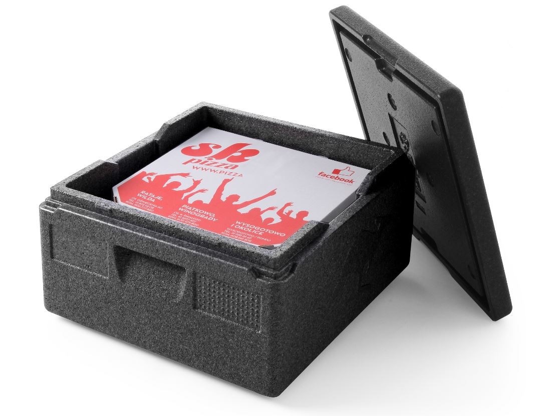 Hendi Thermobox voor pizzadoos 35x35 cm. | 41x41xH24cm.