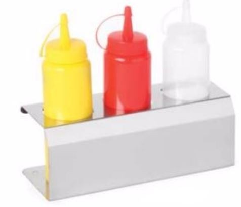 Hendi Hendi Saus Standaard voor 3x 35 cl. Dispenser Flacons