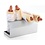 Hendi Hotdog standaard RVS  | 4-vaks | 26x11x(H)12cm