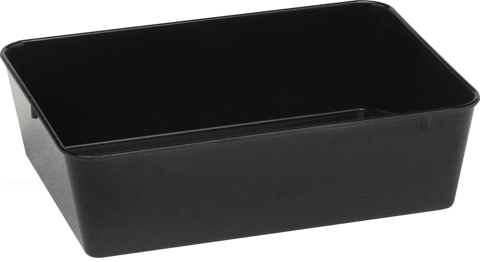 Hendi Vleesbak Zwart Melamine | 280x210x(H)60 mm