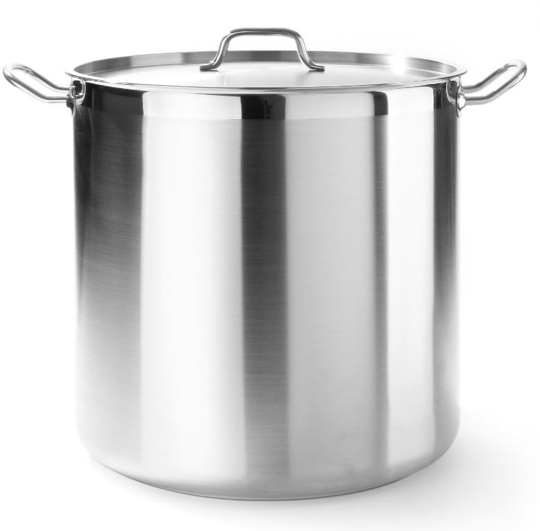 Hendi Kookpan met deksel Profi Line | 24 liter | Ø32x(h)30 cm.