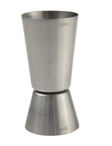 Hendi Barmaatje RVS | 2-zijdig inhoud 2,5 en 5 cl.