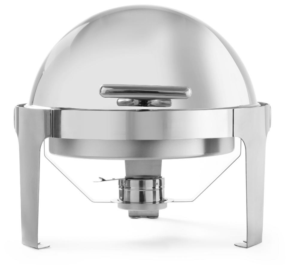 Hendi Chafing Dish Rolltop Rond | 5,6 Liter | 510x540x(H)480mm