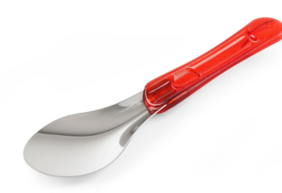 Hendi IJs spatel met tritan greep rood