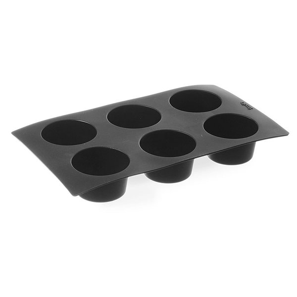 Hendi Siliconen Bakvorm voor 6 Muffins | Holtes Ø7 x 4 cm. diep