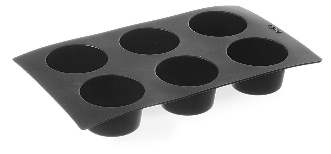 Hendi Siliconen Bakvorm voor 6 Muffins | Holtes Ø7 x 4 cm. diep