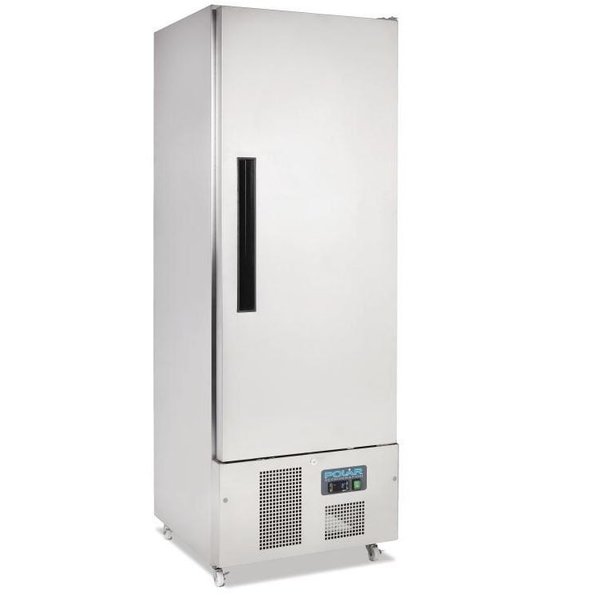 Polar Polar Slimline koelkast met 1 deur 440 liter RVS | -2°C tot +5°C | 195Hx68.5x71cm.