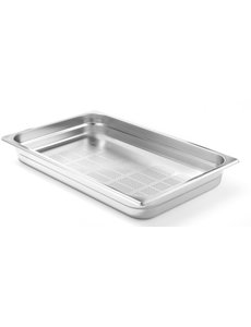 Hendi Gastronormbak Geperforeerd GN1/1 - 40mm - Profi Line  | 530x325mm