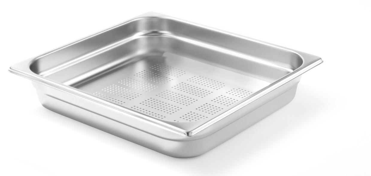 Hendi Profi Line gastronormbak geperforeerd GN2/3 | 354x325 - 65mm diep