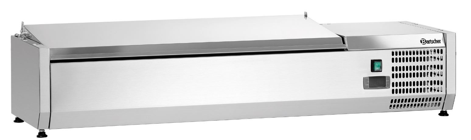 Bartscher Opzetkoelvitrine met deksel | 3x1/3 GN+1x1/2 GN | 1200 mm., foto 2 van 3