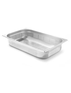 Hendi Kitchen Line gastronormbak geperforeerd GN1/1 RVS | 530x325 - diep 100 mm.