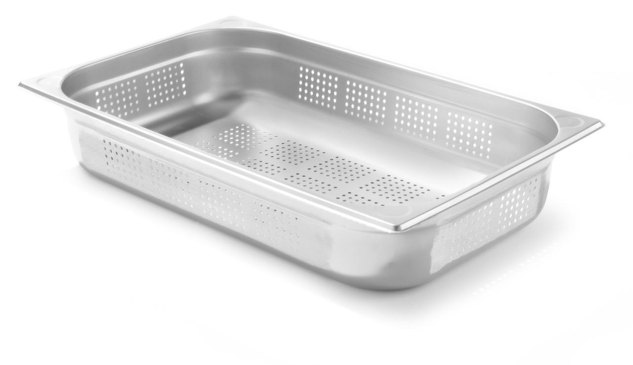 Hendi Kitchen Line gastronormbak geperforeerd GN1/1 | 530x325 - 100mm diep