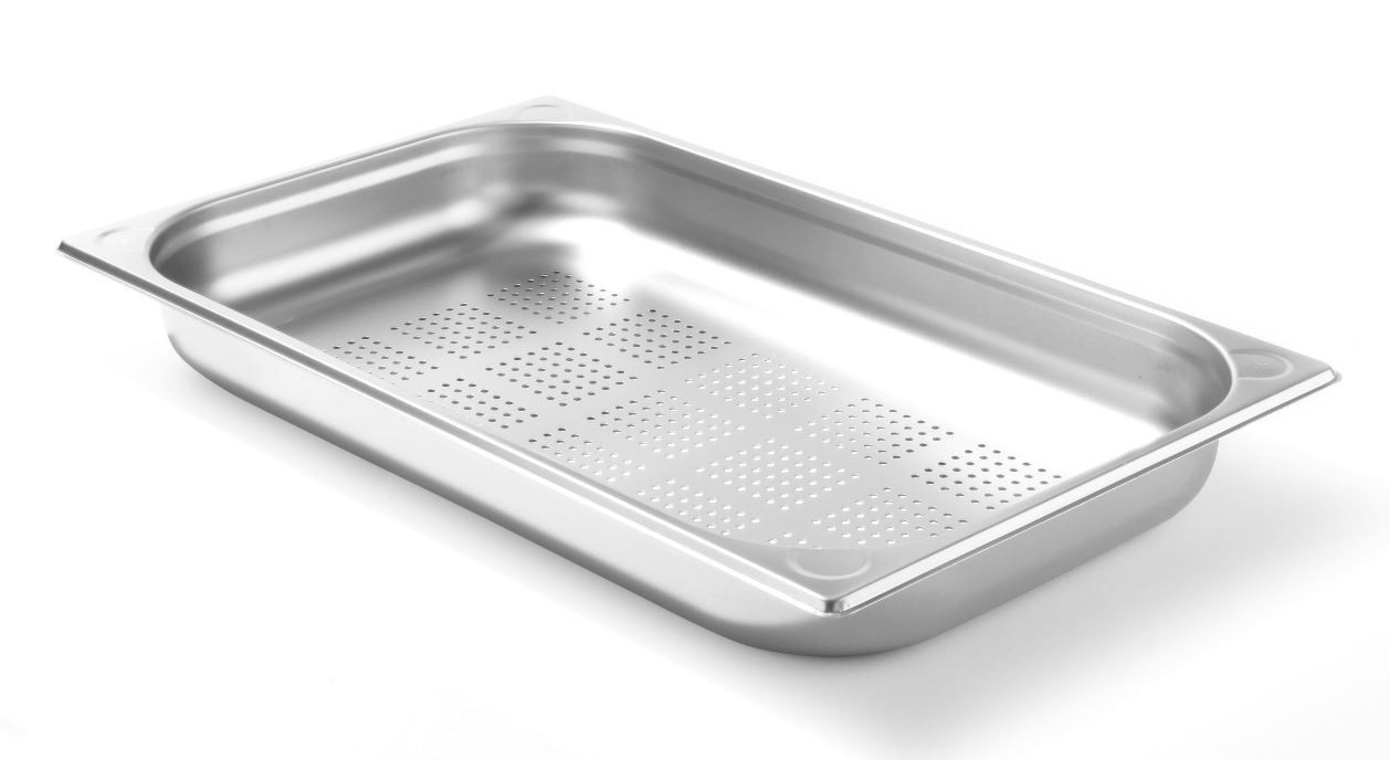 Hendi Kitchen Line gastronormbak geperforeerd GN1/1 | 530x325 - 65mm diep