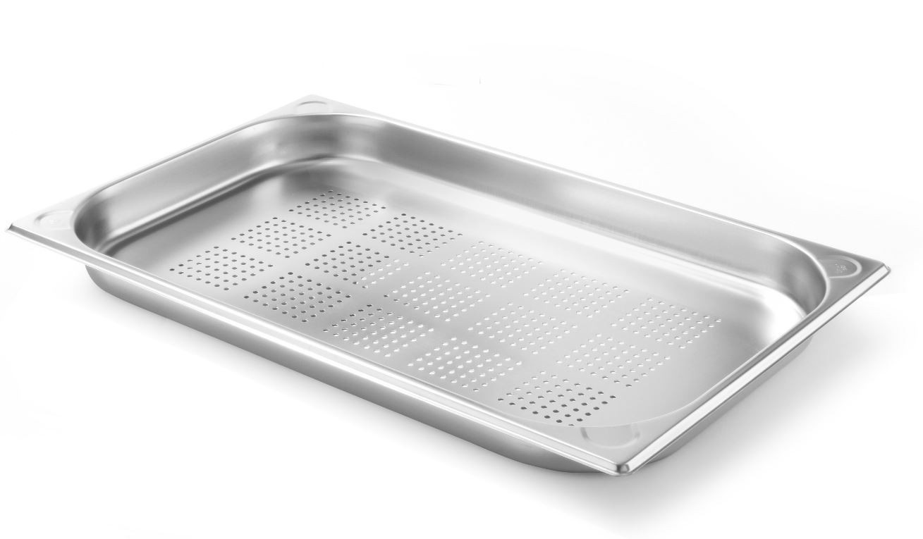 Hendi Kitchen Line gastronormbak geperforeerd GN1/1 | 530x325 - 40mm diep