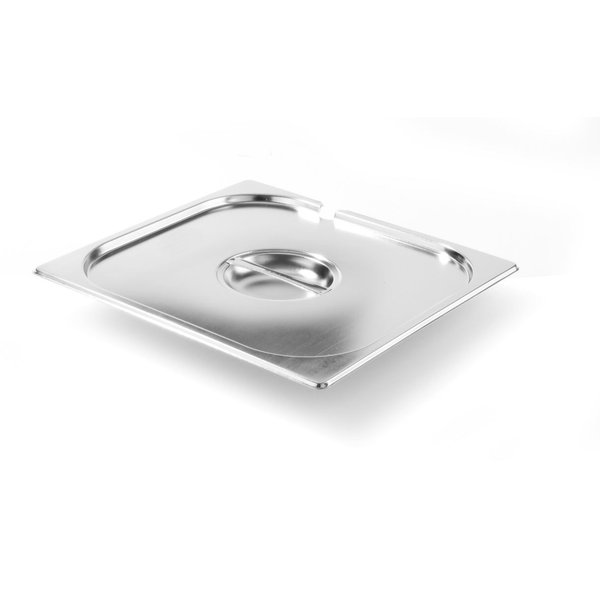 Hendi Gastronormdeksel met lepeluitsparing 2/3 GN - Kitchen Line RVS | 354x325mm