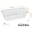 Hendi Gastronormbak 1/4 - 100mm diep | Polycarbonaat | 265x162mm
