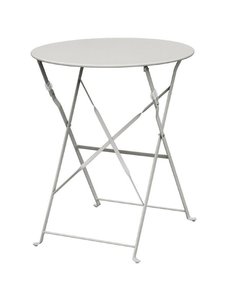 Bolero Ronde Stalen Opklapbare Tafel | Grijs | Ø59,5cm