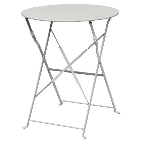 Bolero Ronde Stalen Opklapbare Tafel | Grijs | Ø59,5cm