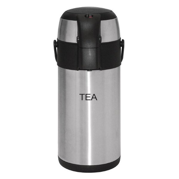 Olympia Thermoskan met Pomp met Opdruk TEA |  Inhoud 3 Liter