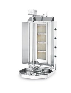 Hendi Kebabgrill gas | Profi Line Hendi | 60kg vlees | 230W | 745x735x1110(H)mm
