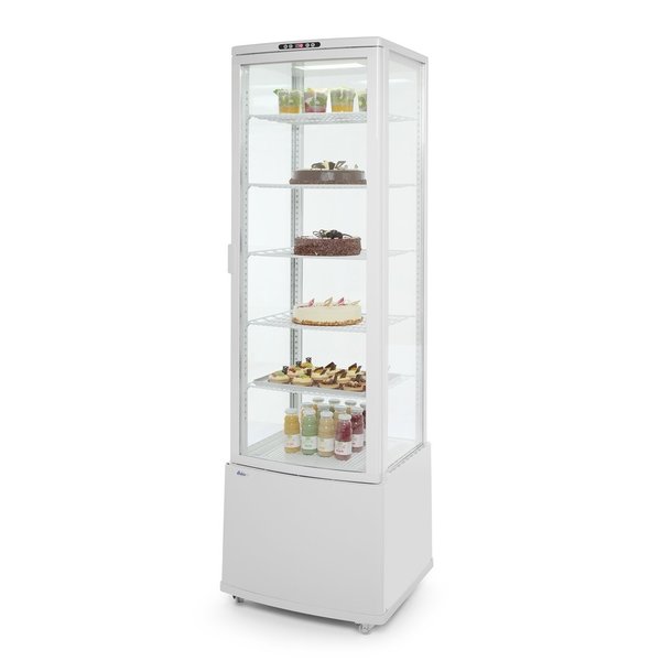 Hendi/Arktic Arktic Koelvitrine 280 liter wit | 2 tot 6° C | 556x526xH1913mm.