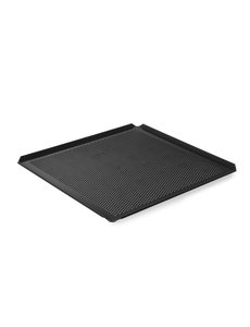 Hendi Tray GN 2/3 met 4 randen | Geperforeerd | Teflon Coating | 354x325x(H)10mm